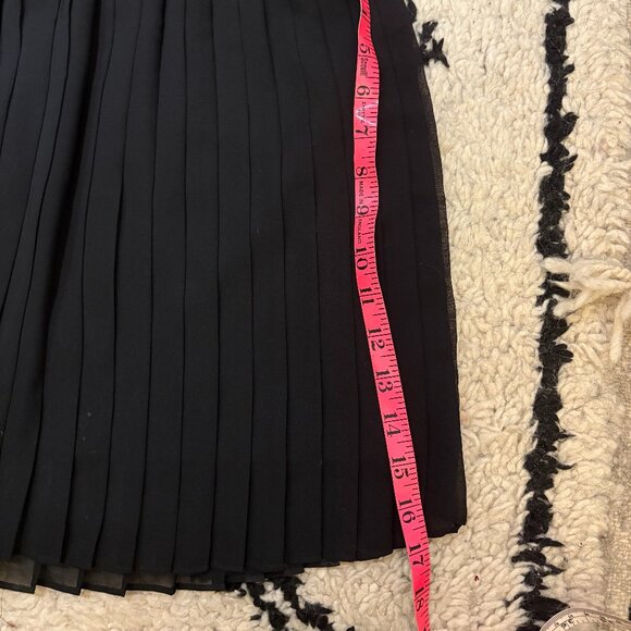 Urban Outfitters Sparkle & Fade Pleated Black Mini Skirt, Size M - Picture 6 of 6